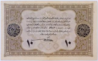Törökország 1914. 10L "G 025537 T:II- / Turkey 1914. 10 Livre "G 025537" C:VF
Krause...