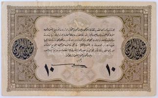 Törökország 1914. 10L "A 011463" T:III / Turkey 1914. 10 Livre "A 011463" C:F
K...