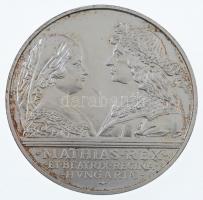 1990. 500Ft Ag "Mátyás király / Beatrix" dísztokban T:BU Adamo EM113