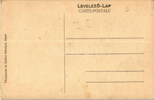 1919 Fel munkára honfiak, romokban fekszik a haza! Háború utáni magyar propaganda képeslap / Hungari...