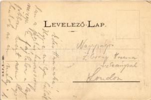 Badacsony, A szőlőt védő munka, permetezés a szőlőhegyen. Balaton Vidéke. D.K.F.E. 891