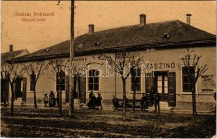 1915 Verbász, Vrbas; Grabenstein M. (?) Központi szálló, kávéház és kaszinó, Bohém színpad reklám. W.L. 821. / hotel, cafe and casino