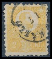 1871 Réznyomat 2kr sárga (4.500)