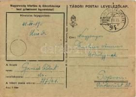 1942 Kellemes Karácsonyi ünnepeket! Magyar címer és korona Nagymagyarország térképe előtt, "V&q...