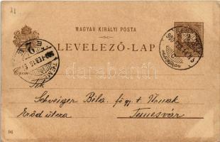 1900 (Vorläufer) Budapest V. Ezredéves Országos Kiállítás, Országház, Parlament. 2 Kr. barna Ga. s: ...