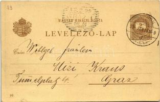 1899 (Vorläufer) Nógrád, Aratási jelenet, folklór. Ezredéves Országos Kiállítás. barna 2 Kr. Ga. s: ...