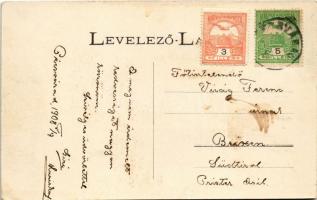 1908 Pécsvárad, utca, lovas szekér. Anschau Antal kiadása