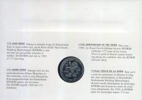 Hollandia 1999. 1Ecu "175 éves a KNRM (Holland Királyi Vizimentő Szolgálat)" érmés, bélyeg...