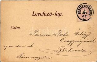 1899 (Vorläufer) Besztercebánya, Banská Bystrica; IV. Béla király tere, Törvényszéki palota. Ivánszk...