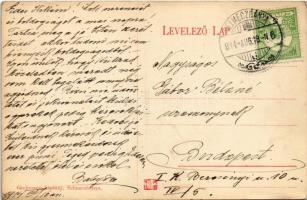 1914 Selmecbánya, Schemnitz, Banská Stiavnica; Evangélikus líceum. Grohmann kiadása / Lutheran schoo...