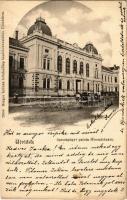 1901 Újvidék, Novi Sad; Igazságügyi palota főhomlokzata. Herger kiadása / palace of justice