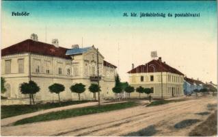 Felsőőr, Oberwart; M. kir. járásbíróság és postahivatal. Löwy Benő kiadása / county court and post office + Nyugatmagyarországi Felkelők Főparancsnoksága