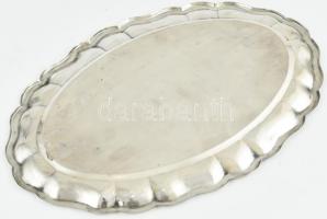 Ezüst (Ag) Art Deco tálca. Jelzett. Jó állapotú. nettó: 206 g, 29x20 cm