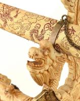 Japán katana kard tartó állvány 3 karddal. 106 cm.-g