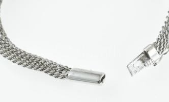 Ezüst (Ag) Karlánc markazit ékítéssel. Jelzett. Jó állapotú. bruttó: 24 g, h: 20 cm