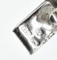 Ezüst (Ag) Karlánc markazit ékítéssel. Jelzett. Jó állapotú. bruttó: 24 g, h: 20 cm