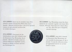 Hollandia 1999. 1Ecu "Jip és Janneke" érmés, bélyeges borítékon T:1