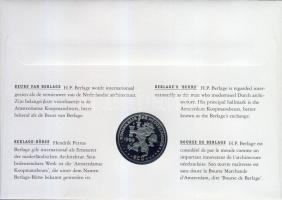 Hollandia 1999. 1Ecu "Berlage Beurs-a" érmés, bélyeges borítékon T:1