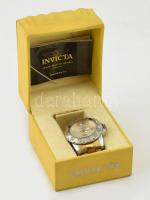 Invicta automata dátumkijelzős karóra, eredeti dobozában, működő, frissen szervizelt állapotban, d: ...
