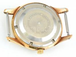 Alltime automata dátumkijelzős karóra, működik, kopásnyomokkal, d:3,7 cm