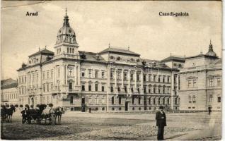 Arad, Csanádi palota, Gazdasági Takarékpénztár / palace, savings bank (EK)