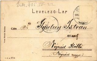 1905 Szilágysomlyó, Simleu Silvaniei; Városház utca, Városi szálloda, férfi szabó, Veres Károly üzle...