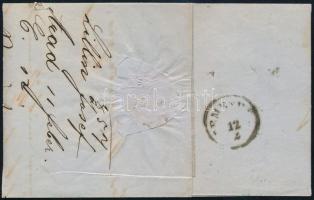 3kr MP type III with nice margins on domestic cover with full content, "ARAD" - "TEME...