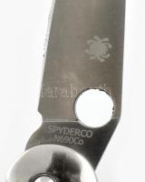 Spyderco N690Co nagyméretű egykezes bicska, jó állapotban, h: 21 cm