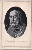 Kaiser Franz Josef I / Ferenc József császár. Selyemlap / Franz Jospeh. Silk card