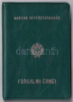 1977. 2f-10Ft (9klf) forgalmi sor, "Magyar Népköztársaság - forgalmi érméi" feliratú méreg...