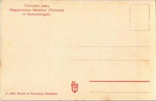 Torockói leány / Magyarisches Mädchen in Siebenbürgen / Transylvanian folklore from Rimetea