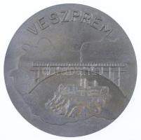 ~1980. Veszprém fém emlékérem (100mm) T:2,2-