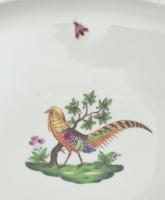 Herendi fácán mintás étkészlet, 6 személyes. Jelzett. Kopott.(CSAK SZEMÉLYES ÁTVÉTEL/ONLY PERSONAL C...