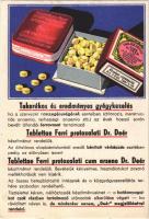 1949 Pertusantin. A szamárköhögés megelőzésére és gyógyitására. Dr. Deér Endre laboratóriuma Budapest IX. Ráday utca 18. / Hungarian medicine advertisement (EK)