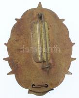 ~1960-1970. "Magyar Néphadsereg, Távírász, 3. osztályos" zománcozott fém jelvény (45x35mm)...