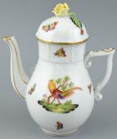 Herendi fácán mintás mokkás készlet (8 db csésze, 5 db alj, 1 db kanna, 1 db cukortartó, 1 db tejszí...