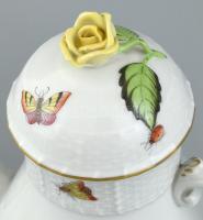 Herendi fácán mintás mokkás készlet (8 db csésze, 5 db alj, 1 db kanna, 1 db cukortartó, 1 db tejszí...