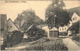 Ústí nad Labem, Aussig; Burg Schreckenstein / castle (EK)