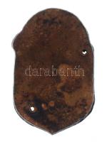 ~1930. "M.F.M.O.P. (Magyar Fasiszta Munkások Országos Pártja" kisméretű zománcozott Br jel...