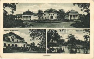 1940 Kenderes, Horthy kastély, park, tó. Hangya szövetkezet kiadása (EB)