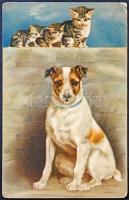 kb. 730 régi motívum és üdvözlő képeslap, érdekes, változatos anyag