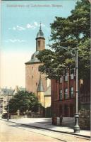 1911 Bergen, Domkirchen og Latinskolen / Cathedral, Latin school