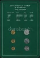 Jugoszlávia 1990-1991. 25p-10D (6xklf), "Coin Sets of All Nations" forgalmi szett felbélye...