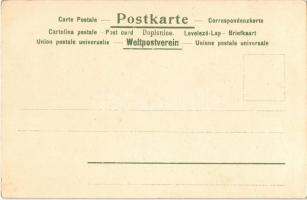 Fröhliche Ostern / Easter greeting art postcard with eggs and children. litho