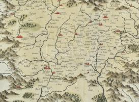 1649 Erdély térképe Janson, Johannes (1729- 1784) - Hondius, Henricus (1597-1651): Transylvania. Utó...