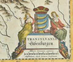 1649 Erdély térképe Janson, Johannes (1729- 1784) - Hondius, Henricus (1597-1651): Transylvania. Utó...