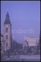 1963-1964 Az Erzsébet híd építése 7 db színes vintage pozitív