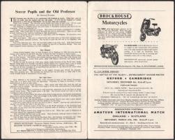 1953 Magyarország-Anglia, a legendás 6:3-as labdarúgó mérkőzés meccsfüzete, Grosics és Buzánszky saj...