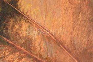 Serafimov jelzéssel: Armageddon I. Vegyes technika, vászon. 59x48 cm