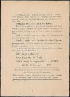 1945 Szovjet propaganda szórólap a Budán rekedt német katonáknak, mely megadásra szólítja őket fel /...